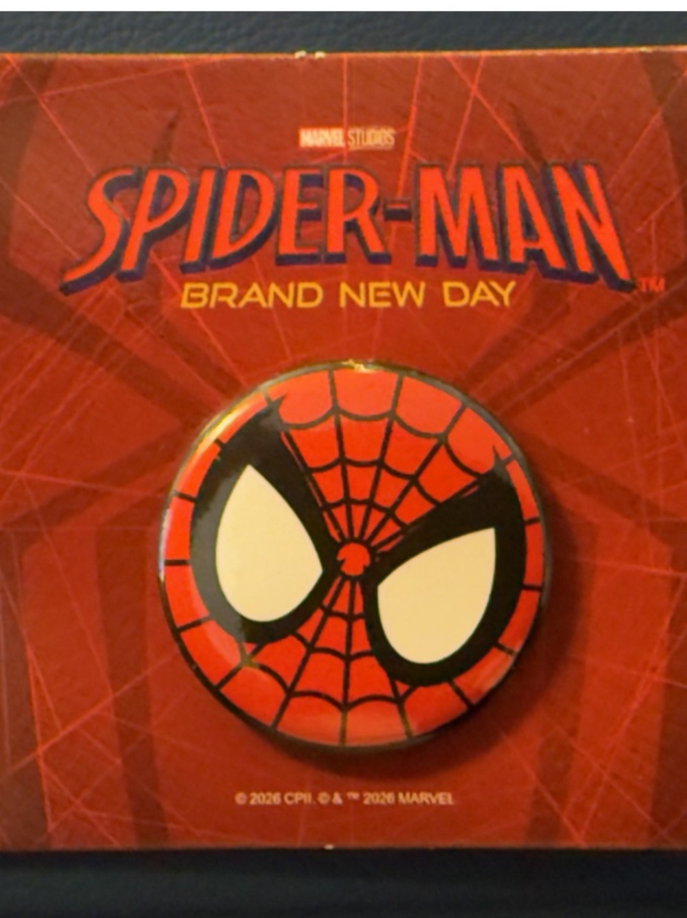 NEW Spider-Man Brand New Day Pin